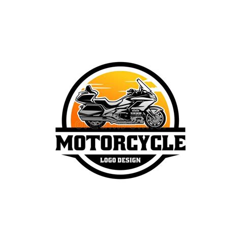 Motorcycle Club Logo Design Vector Isolated Ready Made Logo Template