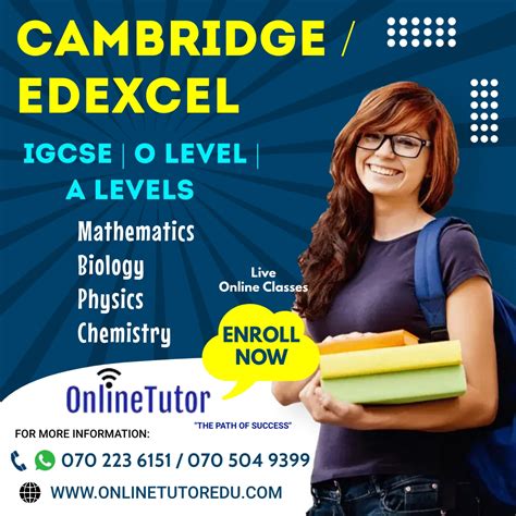 Edexcel And Cambridge Igcse O Levels And A Levels Online Classes London