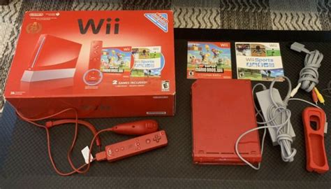 Nintendo Wii Limited Edition Red Console For Sale Online Ebay