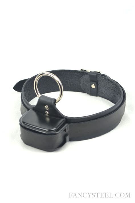 New Design Leather Electric Shock Training Collar Fancy Steel