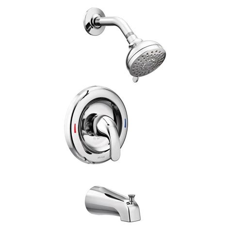 Moen single handle replacement cartridge 1200 the home depot via homedepot.com. MOEN Adler Single-Handle 4-Spray Tub and Shower Faucet ...