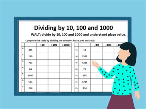 Dividing By 10 100 And 1000 Ideal For Home Learning Place Value 2