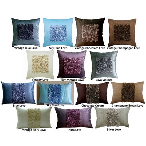 Ribbon Pillow Collection Decorative Ribbon Embroidery