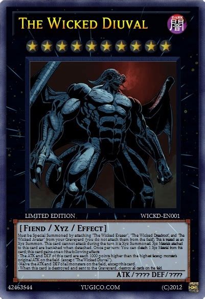 Wicked Gods Combined Form Advanced Card Design Yugioh Card Maker Forum