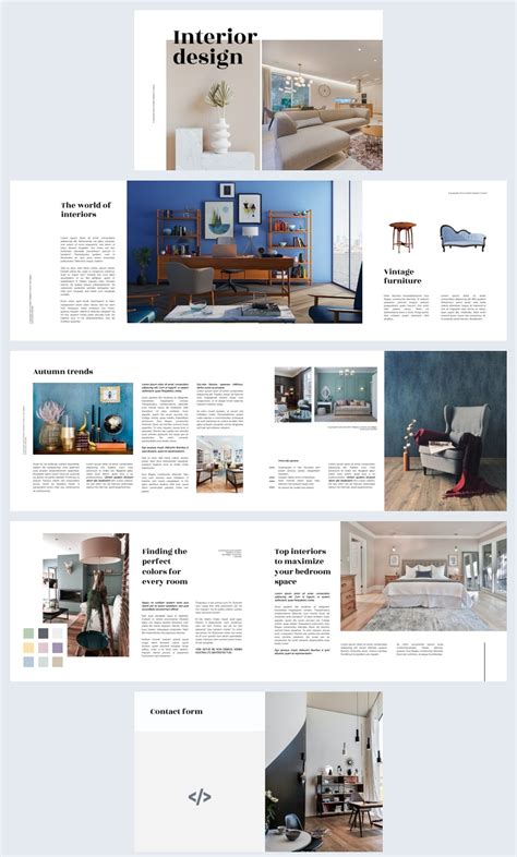 Editable Interior Design Magazine Template Flipsnack