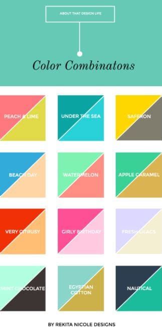 10 Combinaisons De Couleurs Assorties Qui Vont Très Bien Ensemble