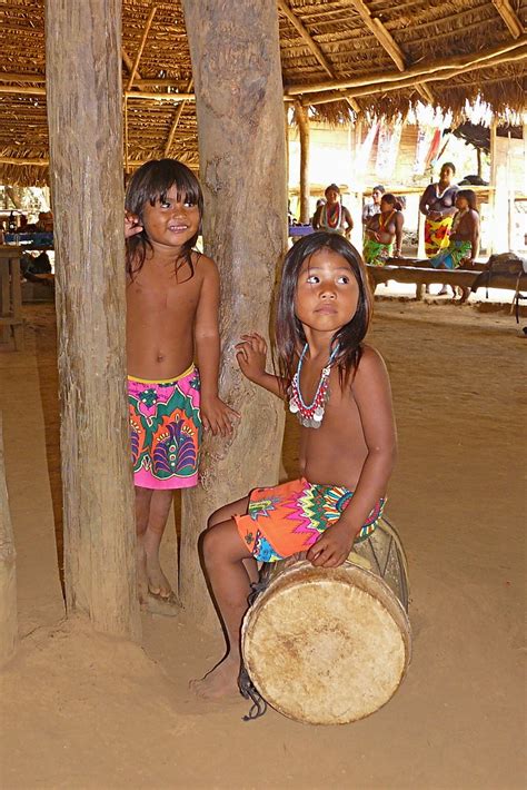 panama chagres park embera puru indians in de overdekt… flickr