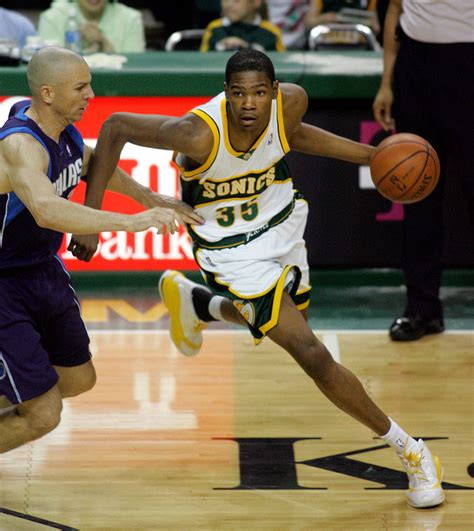 Athletically durant is in rare company as his wingspan, mobility, quickness, and leaping ability have few peers … great in transition and on the fast break where he finishes with flair … Kevin Durant: 'Sonics need to be back in Seattle' | HeraldNet.com