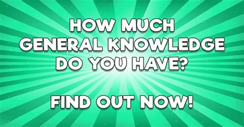 How well do you know brands like nike, pepsi, and cnn? General Knowledge Trivia