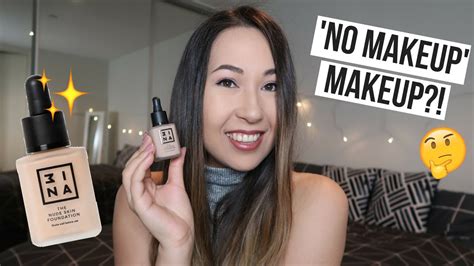 FIRST IMPRESSIONS 3ina The Nude Foundation Try On Review YouTube