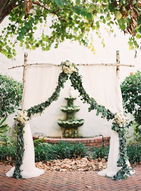 Lush Greenery Fills This Florida Wedding Wedding Arch Greenery