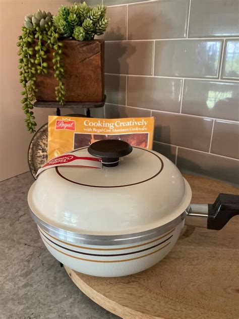 Vintage Regal Ware Saucepan Cast Aluminum Non Stick Cookware Etsy