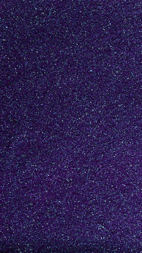 Purple Glitter Textured Background With White Border
