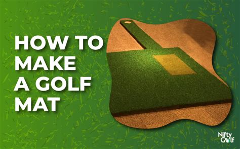 You dont need to have any fancy equipment. How To Make A Golf Mat - Nifty Golf