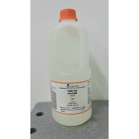 Chemiz Acetic Acid Glacial Ar Grade L Shopee Malaysia