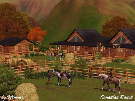 You are currently browsing sims 4 • ranch • custom content. Wimmie's Canadian Ranch-Updated