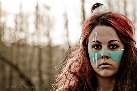 American Indian Face Painting At Explore