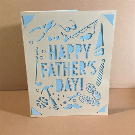 Handmade Fathers Day Cards Etsy Tfaher