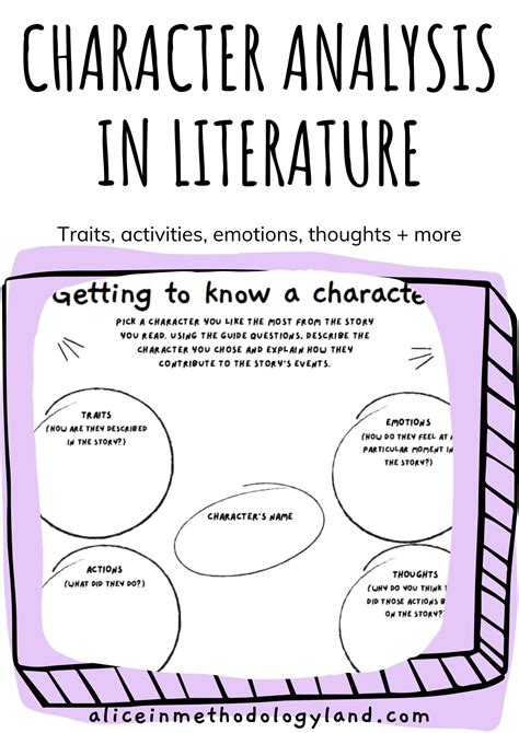 📚story Analysis Getting To Know The Character ⋆ Discover Methodologyland
