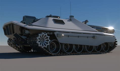 Sci Fi Future Tank Concept 3d Model Future Tank Tank Sci Fi Tank