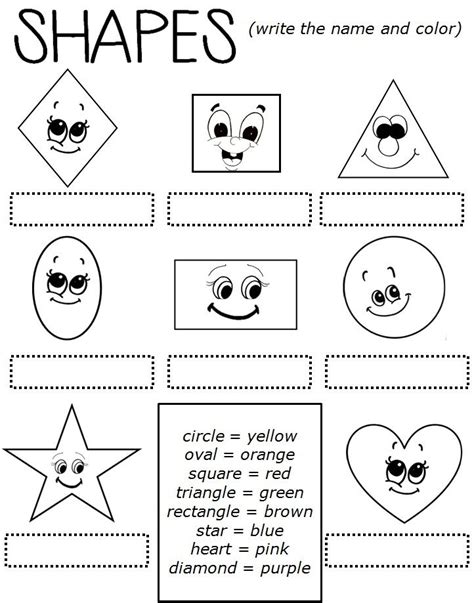 Shapes Worksheets English Worksheets For Kids Worksheets For Kids