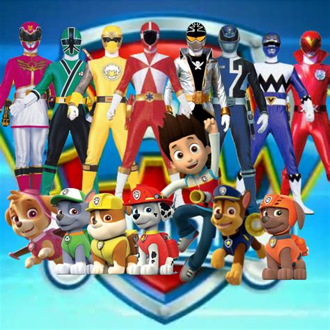 Power Rangers Paw Patrol V2 By Prwtfalcon6 On Deviantart