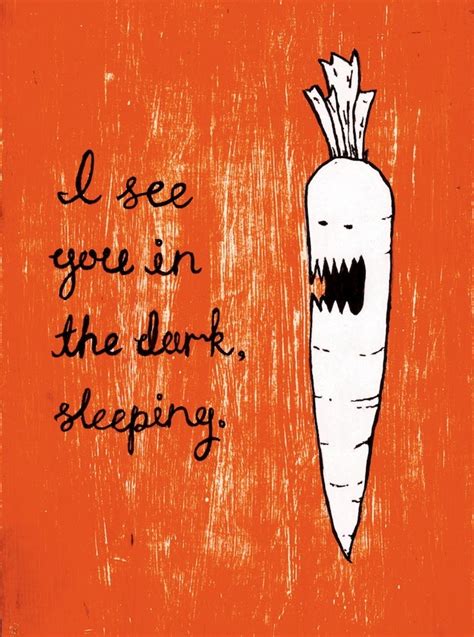 Thisisrabbit — Creepy Carrot Art Print 6x8