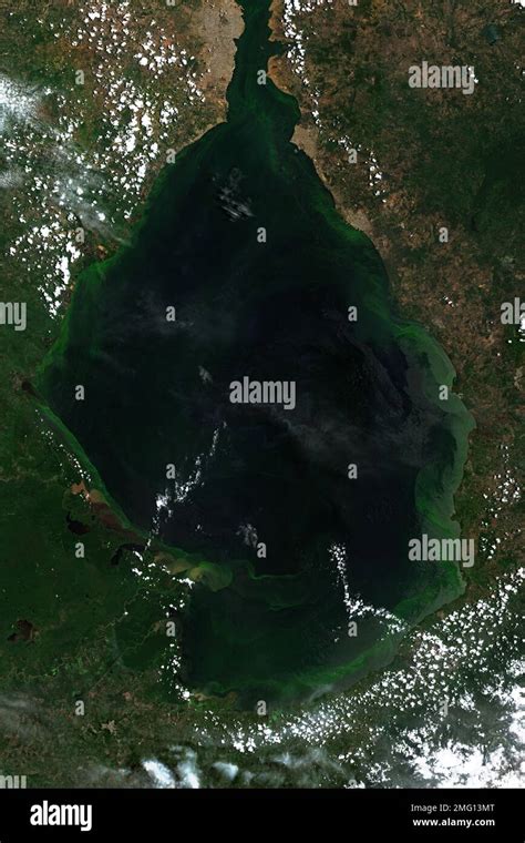 High Resolution Satellite Image Of Lago De Maracaibo In Venezuela