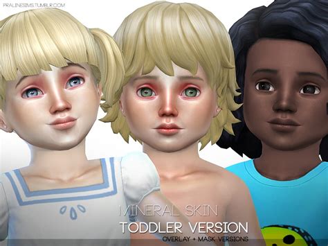 Sims 4 Ccs The Best Mineral Skin Toddler Version By