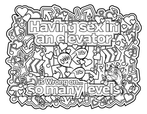 Printable Relationship Dirty Coloring Pages