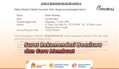 Apa Itu Surat Rekomendasi Beasiswa Ini Cara Membuatnya