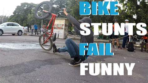Funny Bike Stunts Fail Ridebmxindia Youtube
