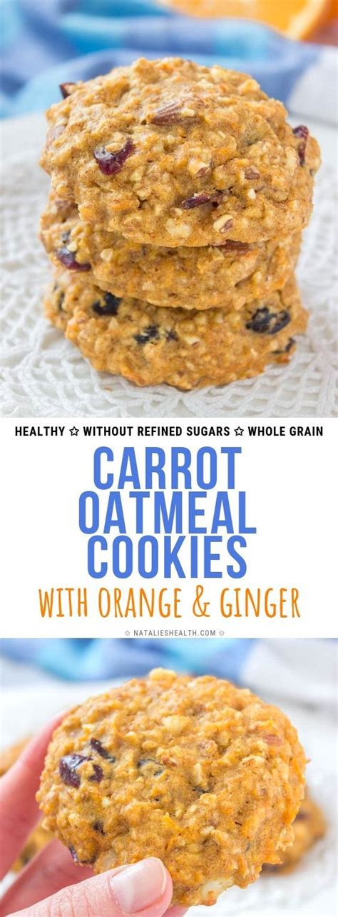 (flatten with fork) bake in 350 oven for about 10 minutes. These ginger flavored Orange Carrot Oatmeal Cookies with crunchy walnuts are PERFECT for ...