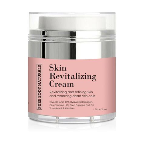 Skin Revitalizing Cream With Glycolic Acid 17 Ounce Pure Body Naturals