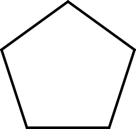 5 Sided Polygon Clipart Etc