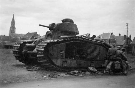 Char B1 Bis French Tank World War Photos