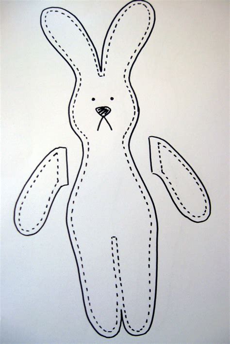 Crafty Rabbit Pattern Sewing Toys Sewing Dolls Stuffed Toys Patterns