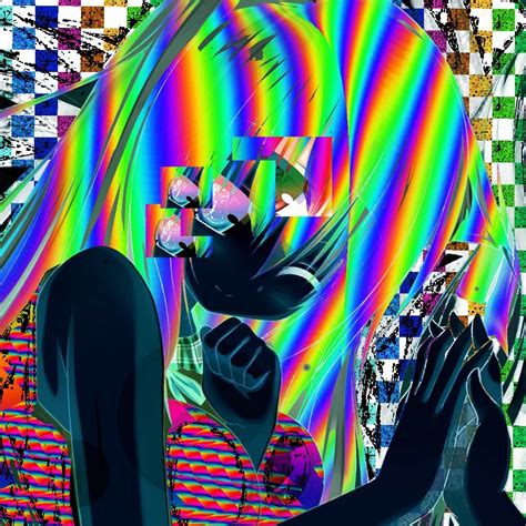 Pin By K On ๑╹ω╹๑ Grunge Photography Rainbow Aesthetic Glitch Art
