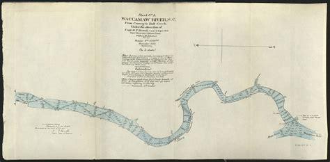 Us Engineer Maps Of The Waccamaw River 1903 Lowcountry Digital Library