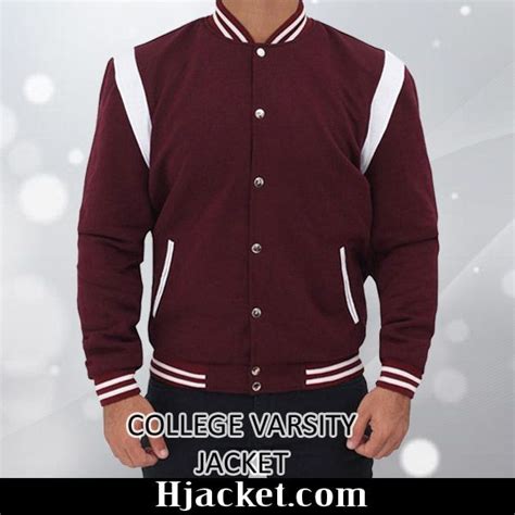 Mens Maroon College Varsity Bomber Jacket In 2021 Jackets Varsity