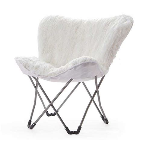 white butterfly chair