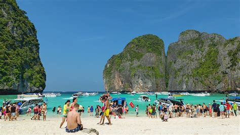 Thailands Maya Bay You Think Youre In Times Square Bbc News