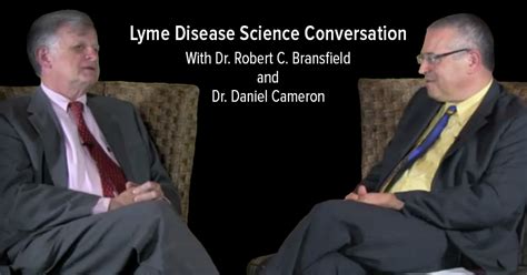 Lyme Disease Science Conversation Dr Daniel Cameron And Dr