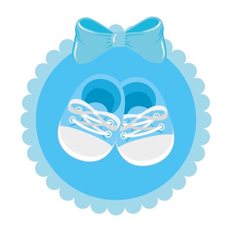 Cute Shoes Baby In Lace Frame Isolated Icon 4833613 Vector Art At Vecteezy