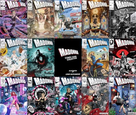 Madonna Collection 14 Prints Comic Book Cover Art Etsy
