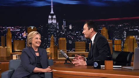 hillary clinton shades fallon s softball interview with trump gop sexism on ‘tonight show