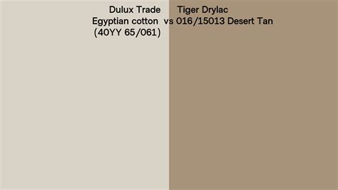 Dulux Trade Egyptian Cotton 40YY 65 061 Vs Tiger Drylac 016 15013