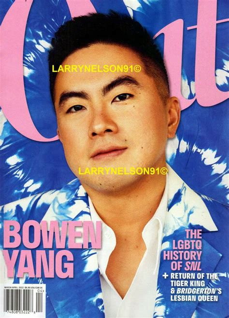Out Magazine March April 2022 Bowen Yang Snl Bridgerton Tiger King