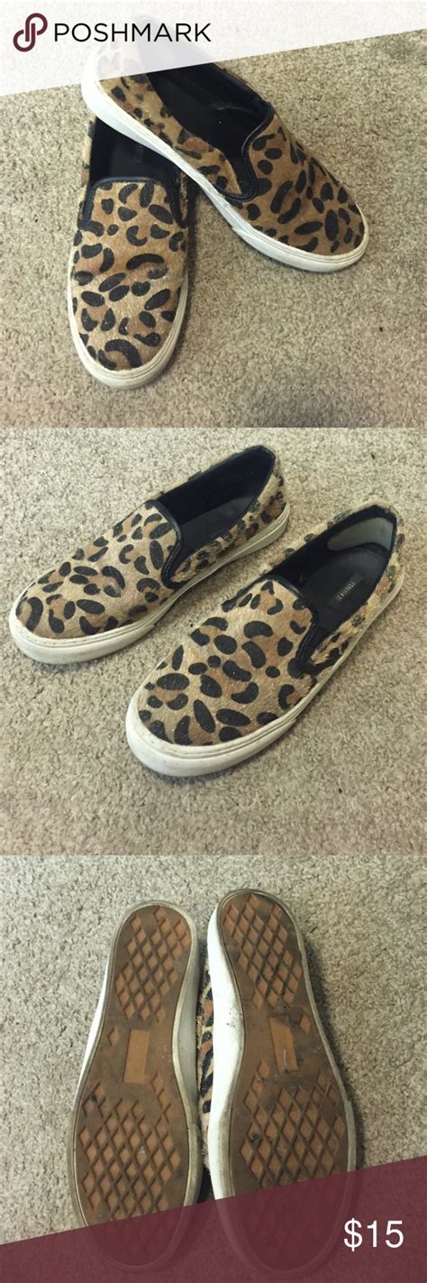 leopard print fuzzy slip on sneakers leopard slip on sneakers slip on sneakers shoes world