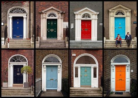 Dublin Doors Painted Front Doors Red Brick House Red Door House